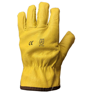 Guantes de Trabajo de Cuero Vacuno Suaves, Duraderos y Protectores de Grado AB para Soldadura, para Hombre - Product Image 1