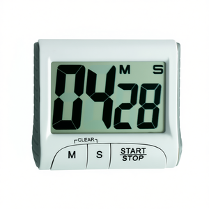 TFA Dostmann Digital Kitchen <b>Timer</b> White 04:28 Display With Start Stop And Clear Buttons For <b>Cooking</b> Timing - Product Image 2