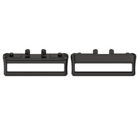 Tali jam tangan 18mm, pengganti logam koneksi batang padat adaptor untuk Samsung Galaxy Fit3 SM-R390 pelacak kebugaran