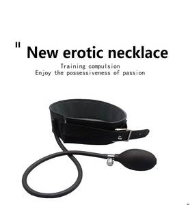Collar Erótico Ajustable con Bozal de Bola Negra para Coqueteo y Bondage Oral con Candado, Juguete Sexual para Juegos de Sumisión y Adultos - Product Image 4