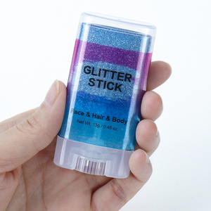 GP Sparkly Holografische Body Shimmer Cream Waterbestendige Gezichts- en Haar Glitters Cosmetische Twist Body <span class=keywords><strong>Glitter</strong></span> Stick voor Zeemeermin Make-up - Product Image 3