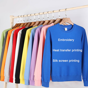 OEM all'ingrosso 60 cotone 40 poliestere felpa strizzacervelli Logo personalizzato privato <span class=keywords><strong>stampa</strong></span> girocollo felpa <span class=keywords><strong>senza</strong></span> cappuccio - Product Image 2