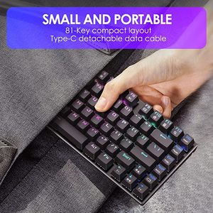 Wholesale Z88 Computer Rgb Wired Blue Switches Backlit Mechanical Gaming <b>Keyboards</b> for Gamer Z88 Rgb Mechanical <b>Keyboard</b> - Product Image 4