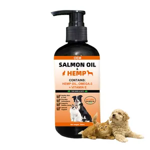 Pettisup Pet somon yağı köpek ve kedi desteği için ortak sağlık Pet yağ takviyesi EPA DHA köpek yağı takviyesi köpek aperatif Omega 3 gıda