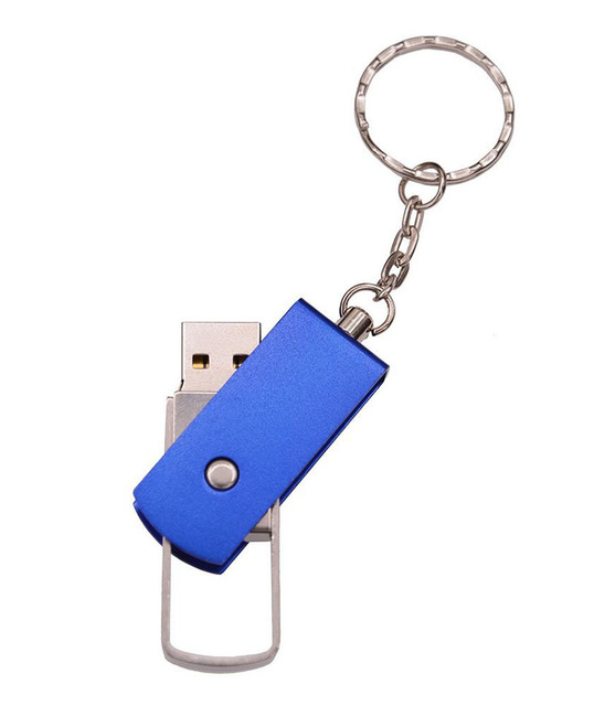Custom Logo Rotating Metal Usb Flash Drive Pendrive 64Gb Usb Killer 2.0