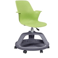 ZOIFUN – mobilier scolaire en plastique, chaise ergonomique de formation à l'écriture de réunion et d'université pour étudiants avec bloc-notes