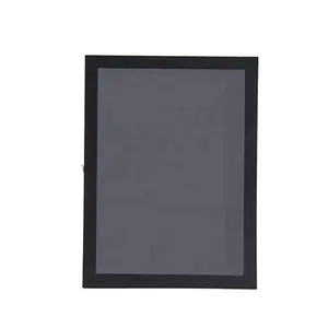 Черный, 24x32, оптовая продажа, Заказная акриловая Запираемая футбольная рамка, витрина для домашнего декора памятных вещей