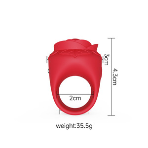 Вибрационный массажер с розовым кольцом - Product Image 6