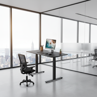 Meubles de bureau, bureau assis-debout, hauteur réglable, cadre de bureau électrique réglable en hauteur, bureau intelligent