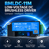 Contrôleur BLDC compact 24V-48V DC sans capteur à effet Hall pour moteur sans balais, idéal pour pompes, ventilateurs, convoyeurs et équipements d'automatisation