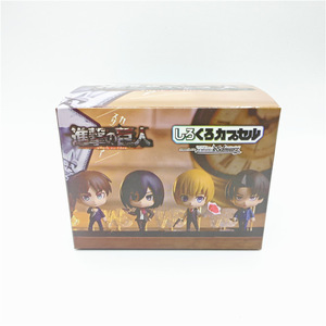 ชุดฟิกเกอร์กล่องปริศนารูปปั้นตุ๊กตาอะนิเมะทำจากพลาสติก4ชิ้น/เซ็ตกล่องปริศนาสำหรับการโจมตีใน tat-in <span class=keywords><strong>shingeki</strong></span> NO <span class=keywords><strong>kyojin</strong></span> - Product Image 6