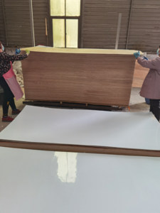 Contreplaqué PU superposé de papier de conseil de poly de haute brillance de conception moderne avec le modèle de fleur pour l'usage d'<span class=keywords><strong>hôtel</strong></span> - Product Image 6