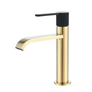 Momali ışık lüks sıhhi tesisat gül altın ve mat siyah orijinal moda lavabo musluk havzası musluk