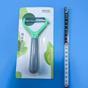 Éplucheur à ventouse 0760, manche en plastique, éplucheur dentelé, éplucheur à fruits, vente en gros. - Product Image 1