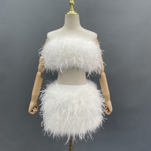 <span class=keywords><strong>Chaleco</strong></span> de <span class=keywords><strong>plumas</strong></span> de avestruz al por mayor de alta calidad Top de <span class=keywords><strong>plumas</strong></span> de avestruz para <span class=keywords><strong>mujer</strong></span> - Product Image 5