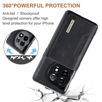 Pour Oneplus 12 11 10 Pro 13 Couverture Arrière Original DG. Étui antichoc en cuir avec porte-monnaie magnétique détachable MING M2