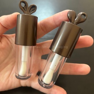 ISMAN En gros Tubes vides de 4 ml pour brillant à lèvres et huile à lèvres, design <span class=keywords><strong>lapin</strong></span>, couleur café chocolat, avec grand applicateur et <span class=keywords><strong>crochet</strong></span>, logo personnalisé - Product Image 6