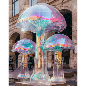 Decoração Inflável Personalizada em Forma de Cogumelo para Palco de Concerto - Product Image 3