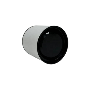 Boîte d'emballage cylindrique en papier kraft écologique et recyclable avec couvercle en fer pour les chips de pommes de terre, les chewing-gums, le thé et les cosmétiques - Product Image 4