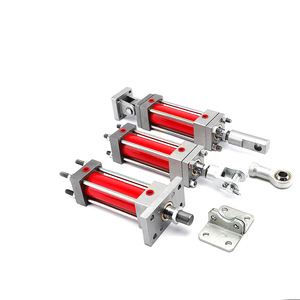 Cylindre hydraulique Baocn HG2HOB40 à double action avec connexion filetée, amortisseur et guide à manchon en cuivre - Product Image 3