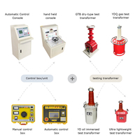 Testeur Hipot AC/DC KDYDQ à écran tactile pour essais de résistance à la fréquence et à la tension, 5 kVA 50 kV, avec transformateur d'essai immergé dans l'huile