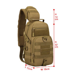 Protector Plus Custom wasserdichter taktischer Sling-Rucksack für Umhängetaschen Cross body Nylon Camo Tactical Sling Bags - Product Image 2