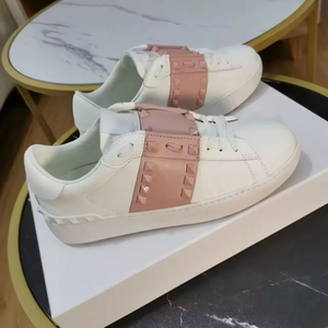 Zapatillas Deportivas Casuales de Alta Calidad de Marca de Lujo para Hombre, Zapatillas para Caminar de Diseñador, Color Rosa y Blanco, Transpirables, con Punta Redonda, para Mujer - Product Image 2