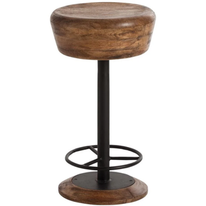 Caymus Counter <b>Stool</b> Wood and Iron/Steel Durable High Bar <b>Stool</b> for Home Bar & <b>Dining</b> Room - Product Image 1