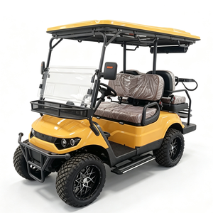 Voiturette de golf tout-terrain électrique robuste 2+2 places avec batterie au plomb/lithium et autonomie de 50-70 km - Product Image 4