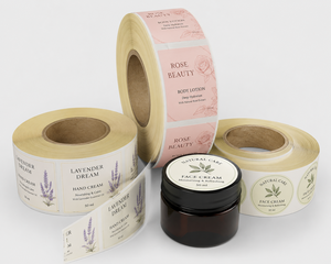 Etiqueta Cosmética Impresa Personalizada en Rollo, Adhesivo Impermeable para Botellas, Embalaje de Marca OEM ODM, Fábrica en Vietnam - Product Image 4