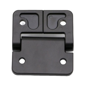 ランダムストップヒンジ付きキャビネット用のHengshengblack滑らかな粉体塗装亜鉛合金調整可能ドアヒンジ - Product Image 3