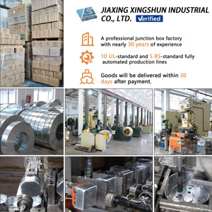Jiaxing Xingshun Nhà Máy Giá Thấp UL514A Tiêu Chuẩn 4*4 Kích Cỡ Hộp Nối Điện - Product Image 5