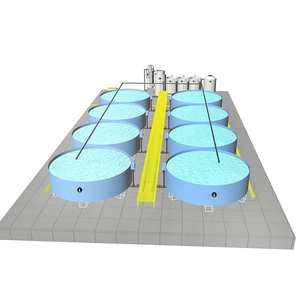 Nouveaux réservoirs de poissons ferme aquaculture grand système complet de pisciculture équipement de cage de pisciculture - Product Image 5