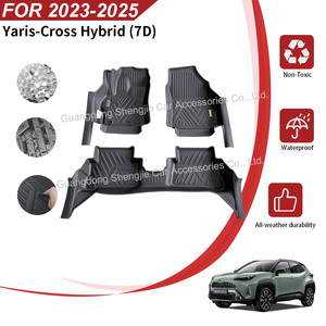 Tapis de protection de voiture sur mesure antidérapant en TPE toutes saisons 7D pour <span class=keywords><strong>Toyota</strong></span> <span class=keywords><strong>Yaris</strong></span> <span class=keywords><strong>Cross</strong></span> Hybrid 2023-2025 - Product Image 4