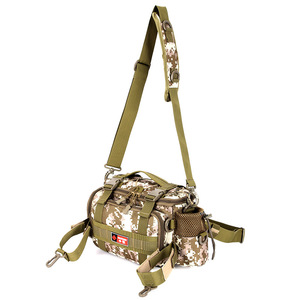 Bolsa de Pesca Táctica Impermeable con Diseño de Camuflaje, Bolsa de Hombro Cruzada Unisex con Bolsillo Interior con Cremallera, Capacidad Inferior a 21 Litros - Product Image 4