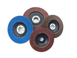 Disque à lamelles abrasif de qualité supérieure OEM, dureté moyenne, en zircone, pour le polissage de l'acier inoxydable, du métal, du bois, de la pierre, 40 # -120 #   115*22mm - Product Image 2