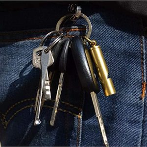 真ちゅう製アイリッシュティンホイッスルメタルベストプレミアム緊急屋外サバイバルホイッスルキーホルダーまたはハングラウドブラスホイッスル - Product Image 6