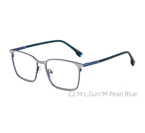 Gafas Retro Unisex Clásicas de Nuevo Material, Montura Óptica de Marca para Rostro Diamante, Semi-Sin Montura - Product Image 3