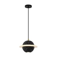 Luminaire suspendu moderne en ciment PM Nordic Terrazzo Planet Small Creative Star Satellite pour restaurant, bar, chambre à coucher, chevet