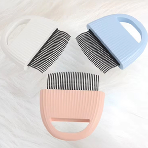कुशल स्टेनलेस स्टील पालतू बाल हटाने वाले ब्रश कंघी पालतू जानवरों की सफाई और ग्रोमिंग उत्पादों को अलग करता है साफ स्थायी एब्स कुत्ते - Product Image 1
