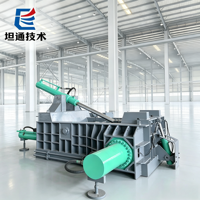 Compacteur de déchets métalliques automatique stable Y81-250C avec système de contrôle sans fil pour usine de traitement des déchets d'acier, d'aluminium et de cuivre