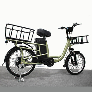 Vélo électrique de livraison 500W à succès / Vélo cargo électrique pour la livraison de nourriture en ville / Vélos électriques motorisés <span class=keywords><strong>Rad</strong></span> Power à prix abordable - Product Image 2