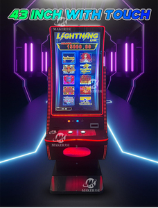 MAKER Cabinet per Giochi di Abilità con Schermo Curvo da 43 Pollici, Scheda Aurora Link, Macchina Commerciale per Sale Giochi - Product Image 3