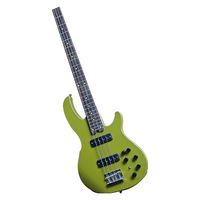 Guitare Basse Électrique Chinoise Mollo F-B400 en Peuplier Massif, Fourniture OEM, 4 Cordes, Manche en Érable de Haute Qualité, Sans Tête, Corne de Laurier