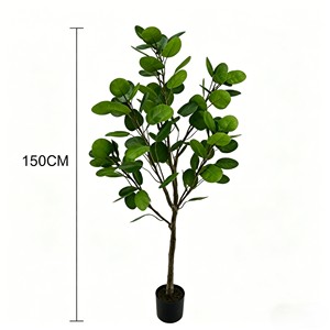Artificial Money <b>Tree</b> Potted Plants for Ndoor Home Hotel Deco - Product Image 2