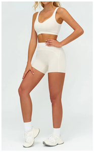 Tenue de yoga 4 saisons, tissu respirant et anti-humidité, vêtements de sport de luxe à double bretelle - Product Image 6