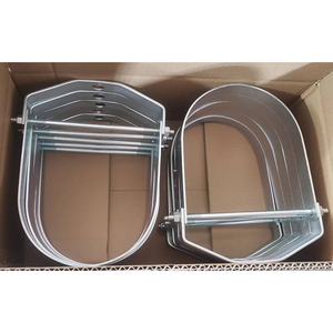 Customized Galvanizing Clevis Hanger Pipe Clamp With Rubber With Nut for <b>Fastening</b> - Product Image 6