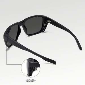 Lunettes de soleil polarisées carrées UV400 pour hommes et femmes, personnalisables avec logo, pour sports de plein air et conduite de nuit, collection 2025 - Product Image 4