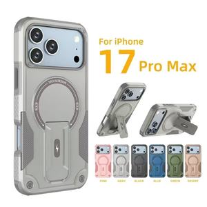 Porta telefono cellulare magnetico custodia per <span class=keywords><strong>Apple</strong></span> Phone16 15 14 13 <span class=keywords><strong>12</strong></span> Plus Pro Max <span class=keywords><strong>Cover</strong></span> antiurto supporta caricatore funzione magnetica - Product Image 4