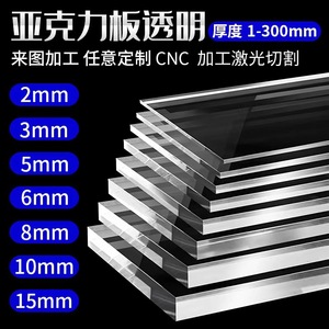 Plaque acrylique Huitong 3 mm transparente avec revêtement UV, gravure et découpe pour salon, bureau, centre commercial - Product Image 4